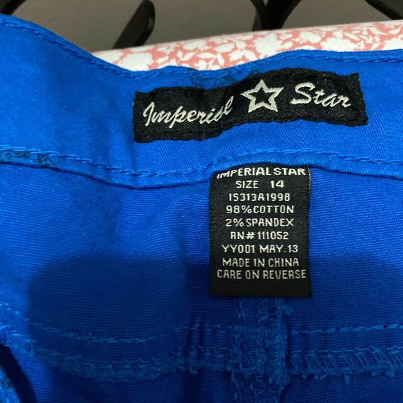 Bule peace pattern jean pants - Picture 3 of 3